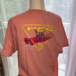 Columbia PFG Men's Coral Graphic Tee Size Large